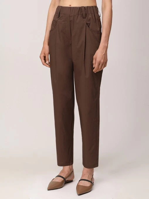 Брюки хлопковые BRUNELLO CUCINELLI