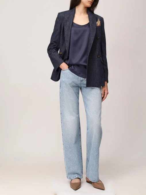 Джинсы хлопковые BRUNELLO CUCINELLI