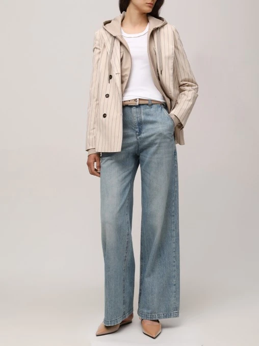 Джинсы хлопковые BRUNELLO CUCINELLI