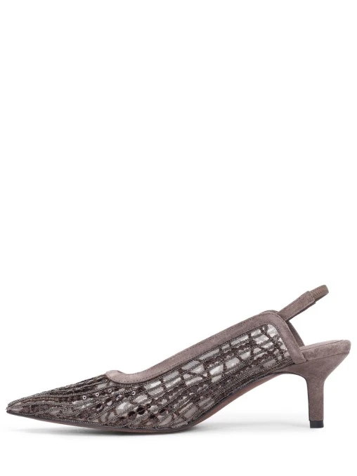 Туфли с пайетками BRUNELLO CUCINELLI