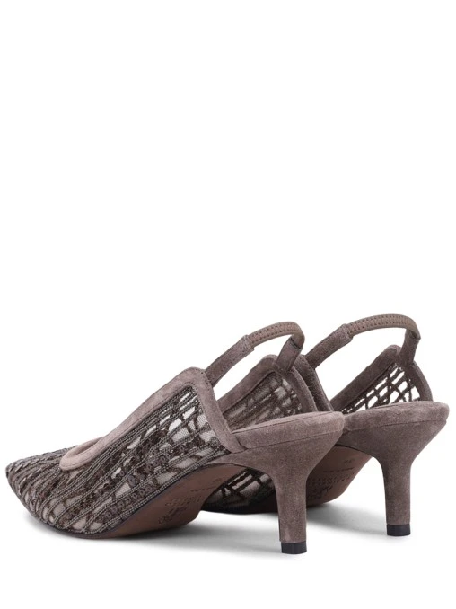 Туфли с пайетками BRUNELLO CUCINELLI