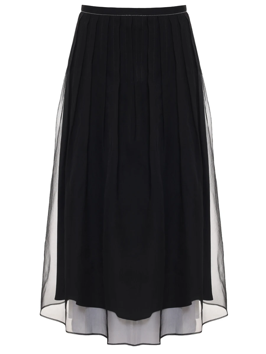 Юбка шелковая