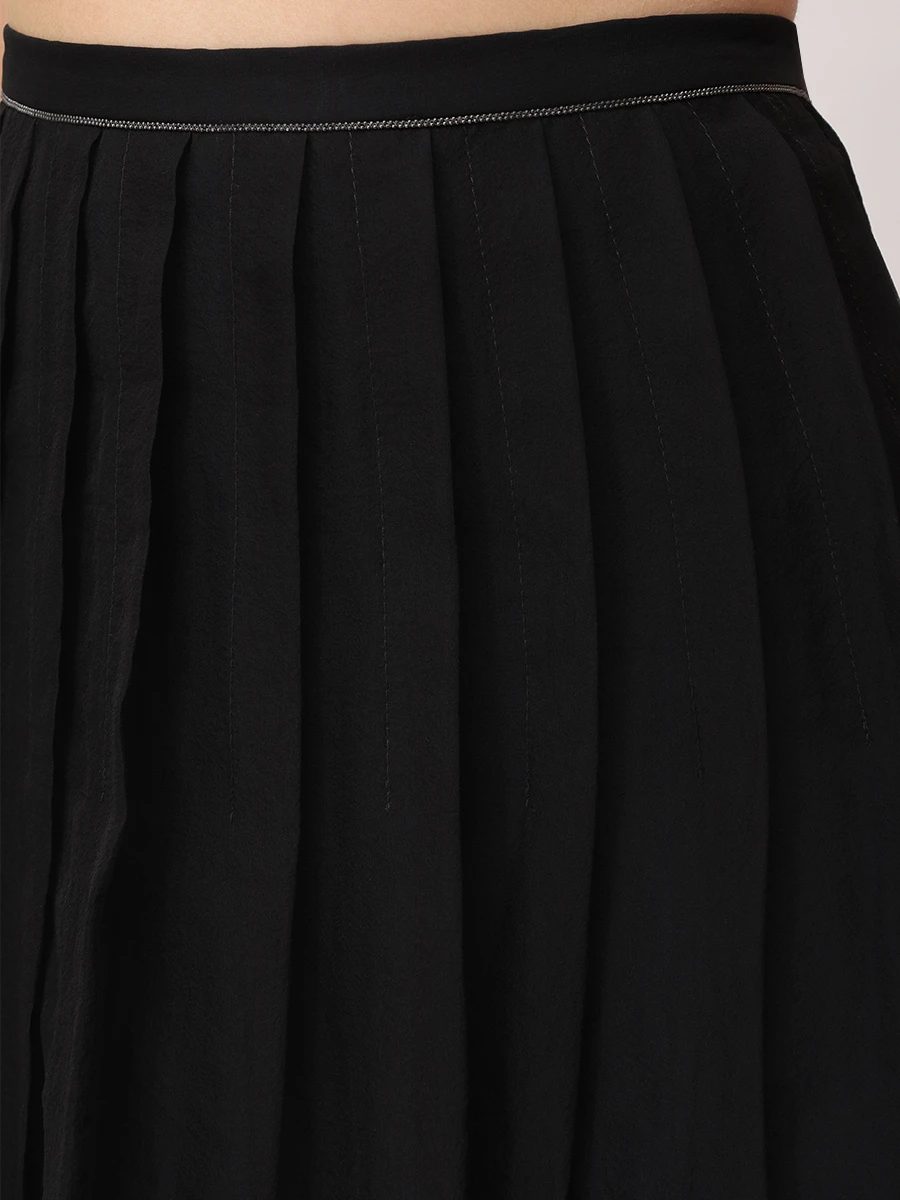 Юбка шелковая