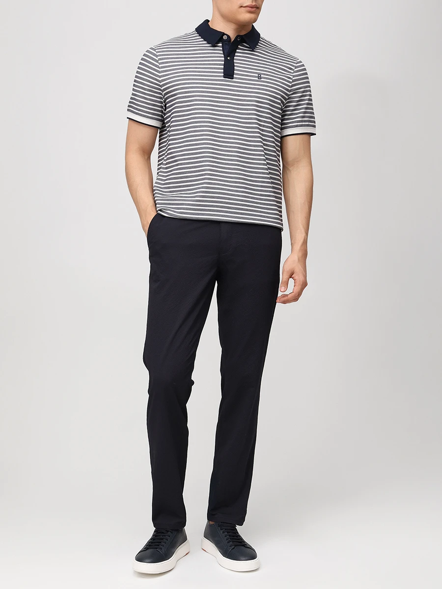 Брюки однотонные