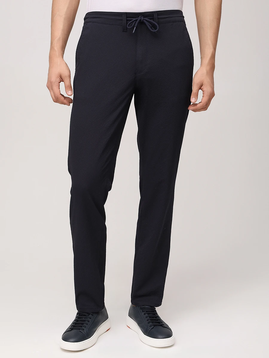 Брюки однотонные