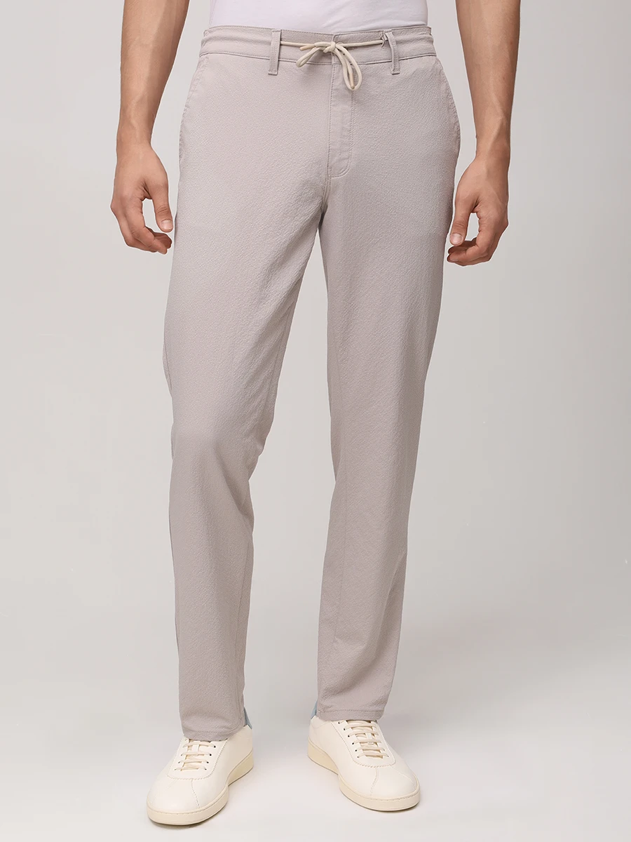 Брюки однотонные