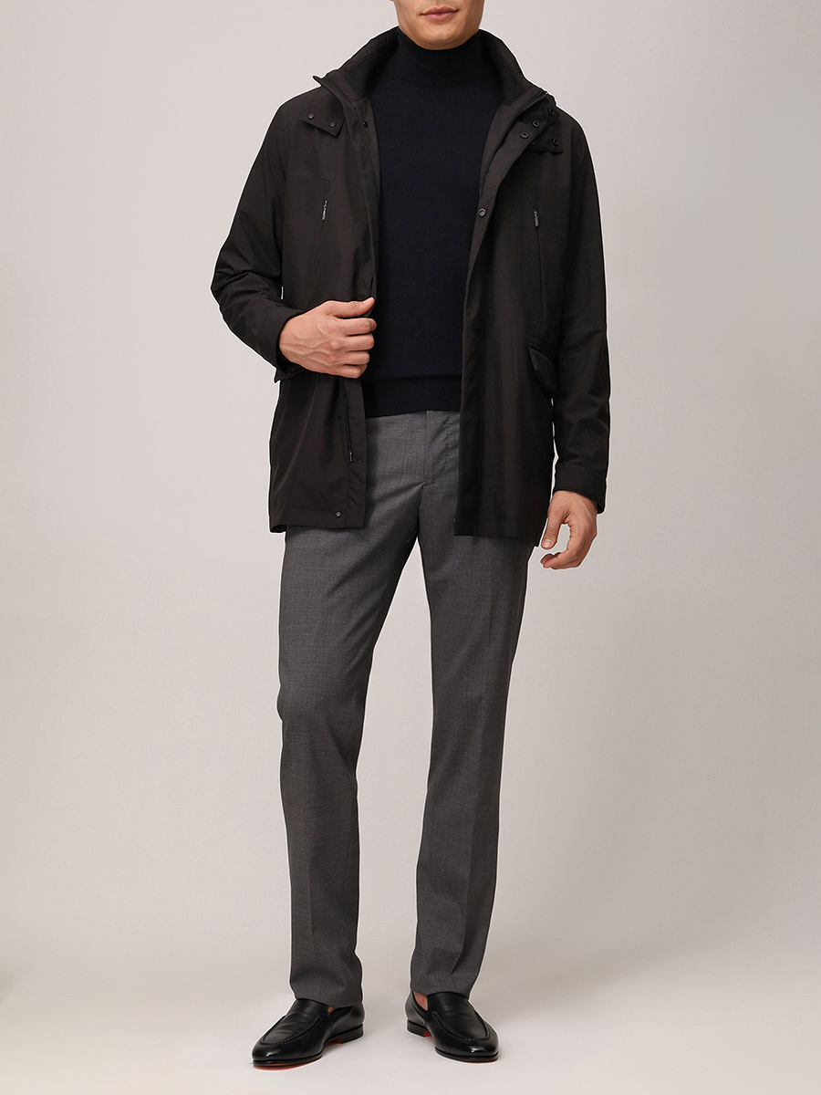 Плащ однотонный