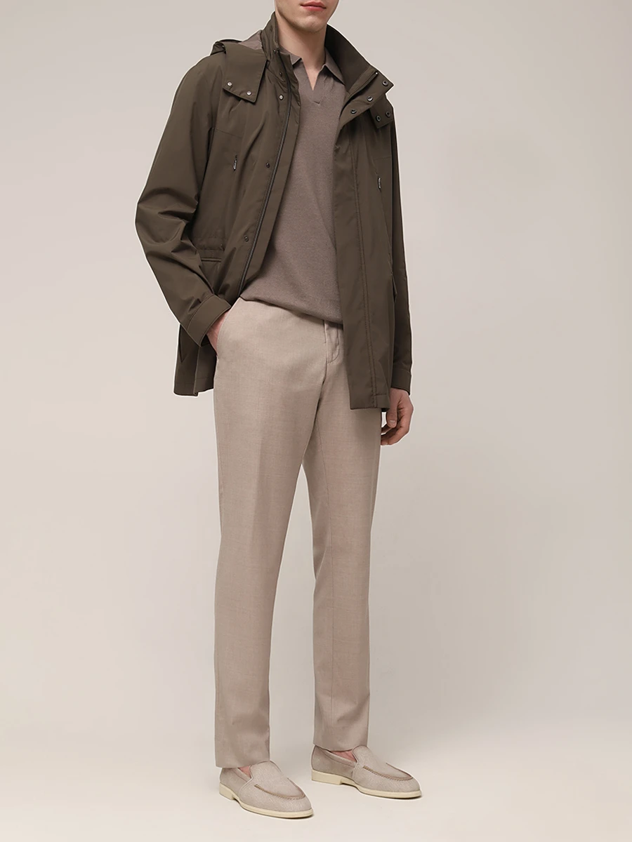 Плащ однотонный