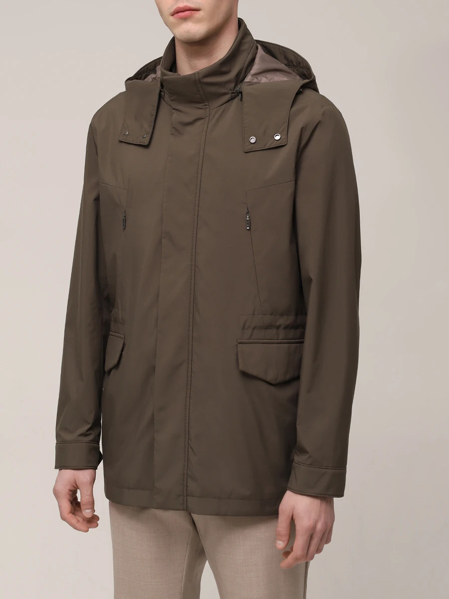 Плащ однотонный