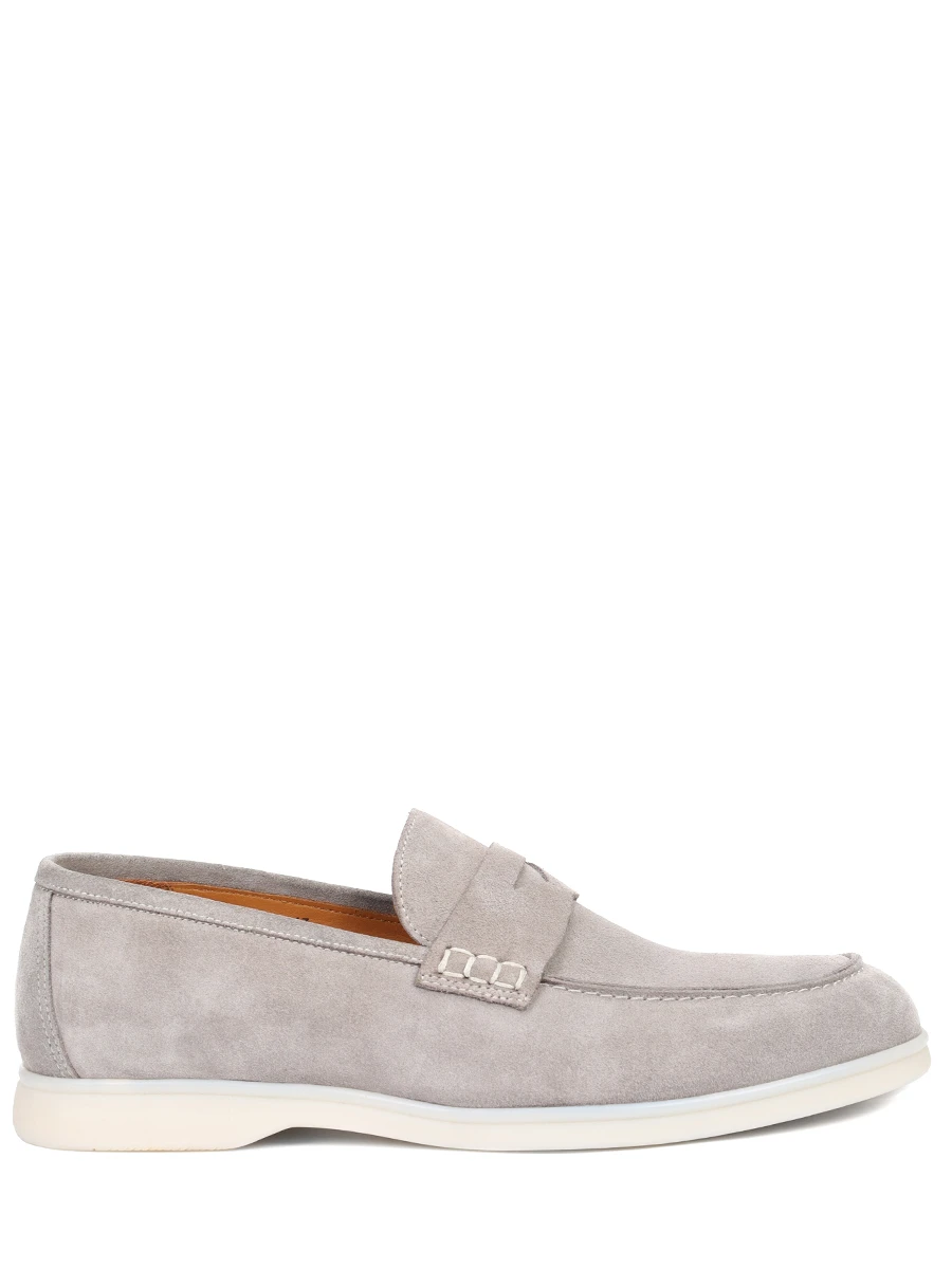 Лоферы замшевые