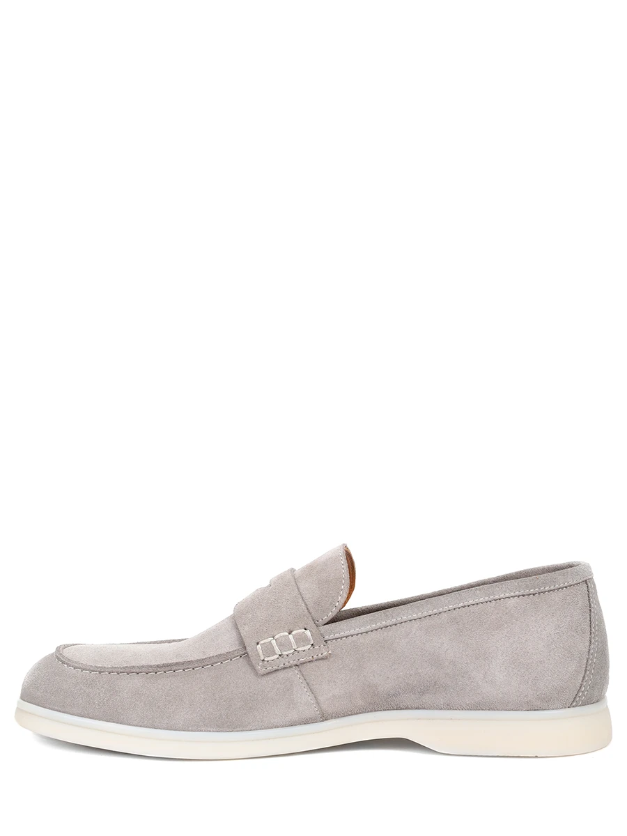 Лоферы замшевые