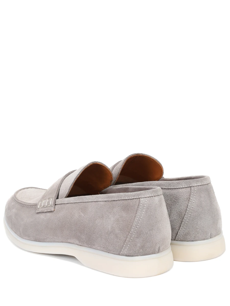 Лоферы замшевые