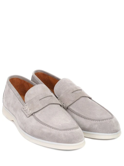 Лоферы замшевые BML