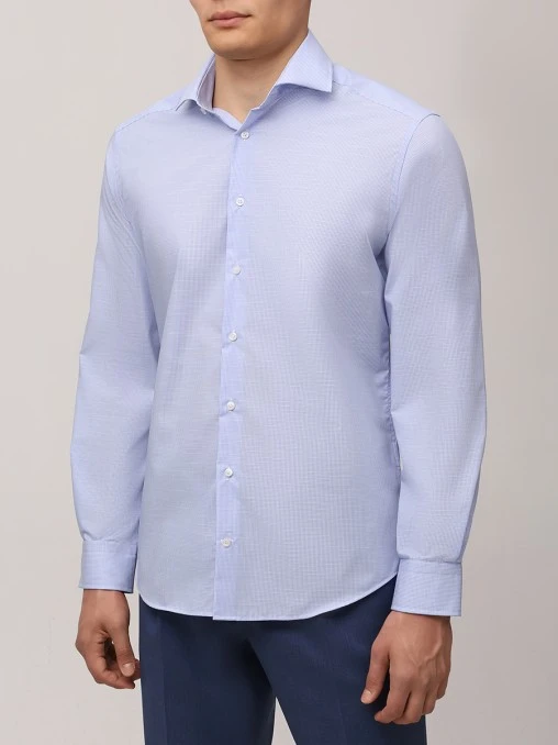 Рубашка Slim Fit хлопковая BML