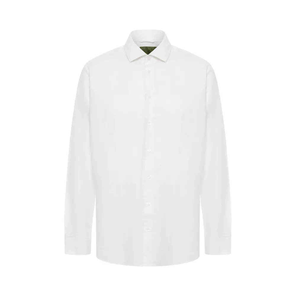Рубашка Regular Fit однотонная