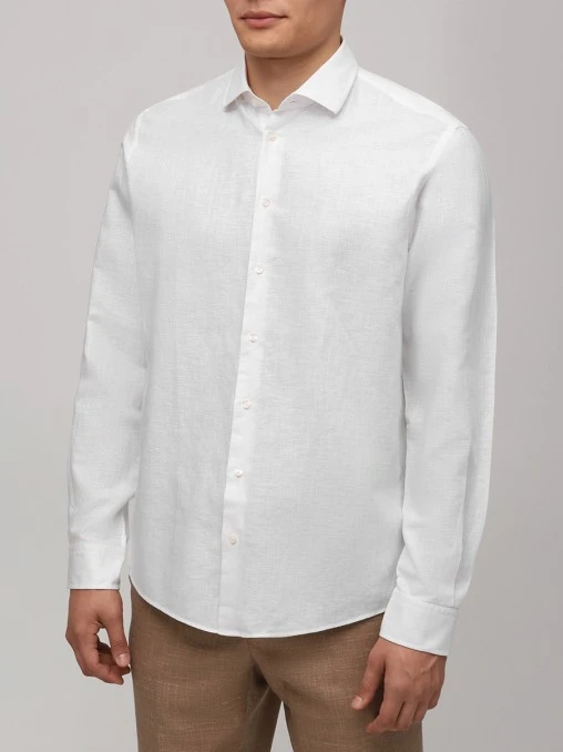 Рубашка Regular Fit однотонная BML