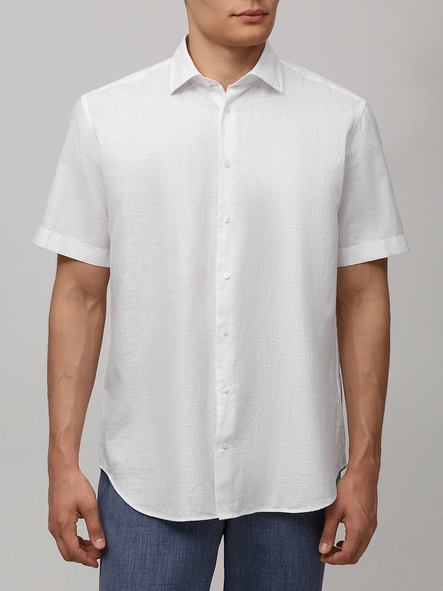 Рубашка Comfort Fit однотонная