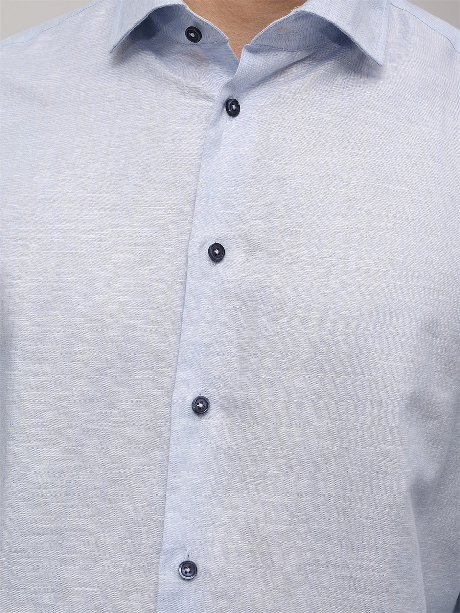 Рубашка Regular Fit однотонная