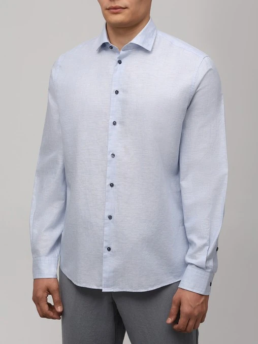 Рубашка Regular Fit однотонная BML