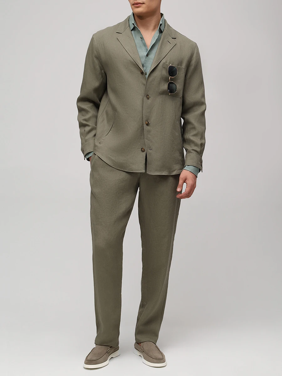 Рубашка Regular Fit льняная