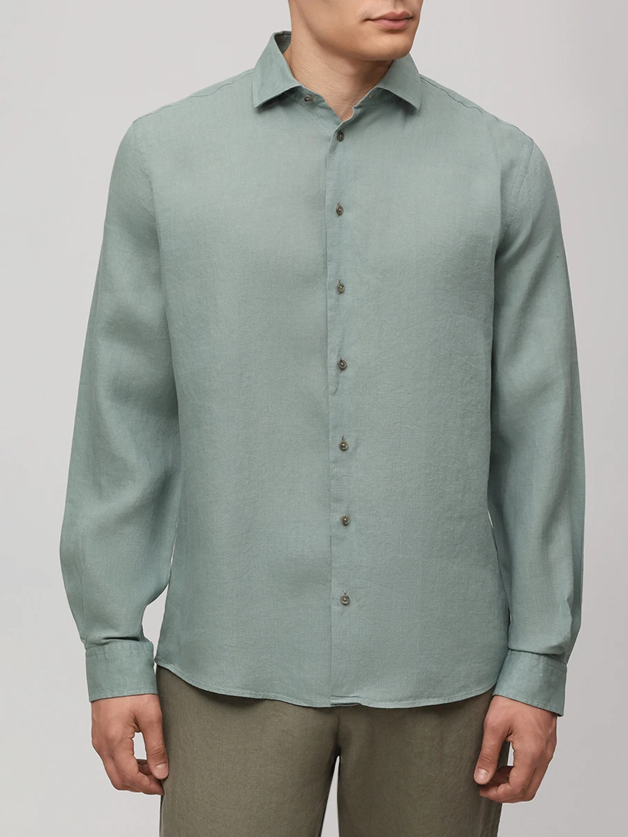 Рубашка Regular Fit льняная