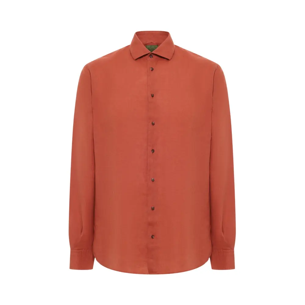 Рубашка Regular Fit льняная