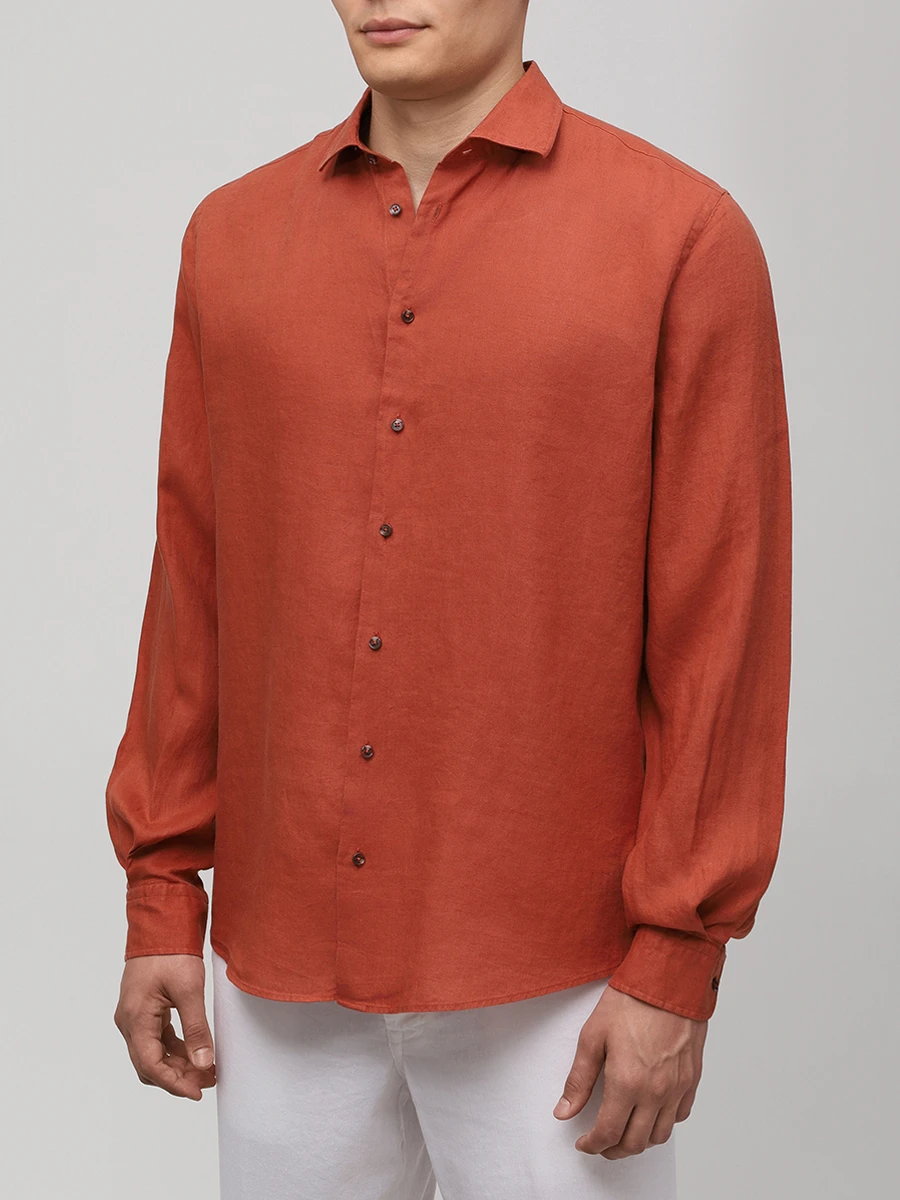 Рубашка Regular Fit льняная