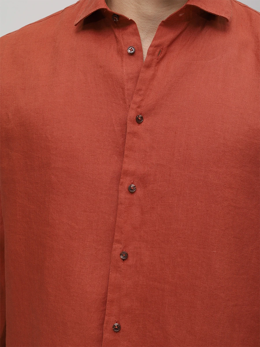 Рубашка Regular Fit льняная