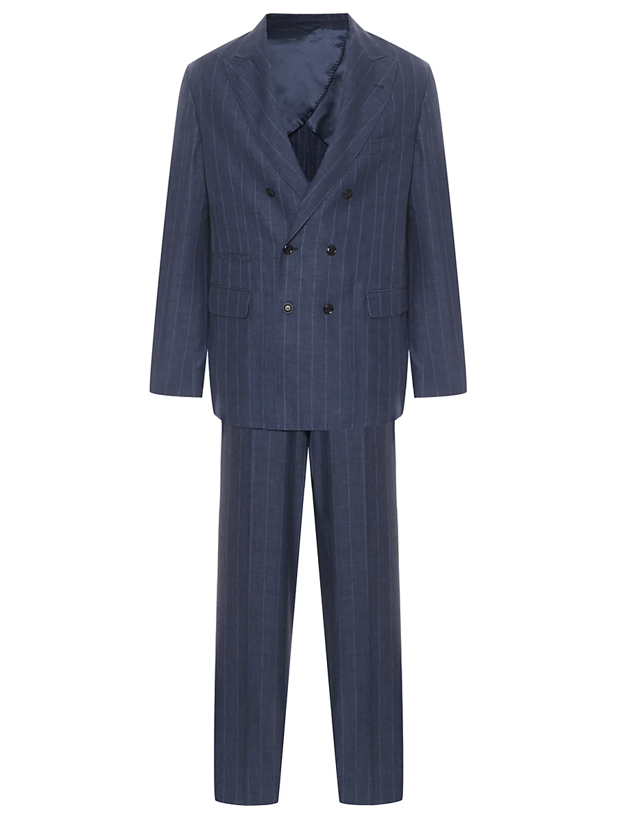 Костюм из шерсти и льна