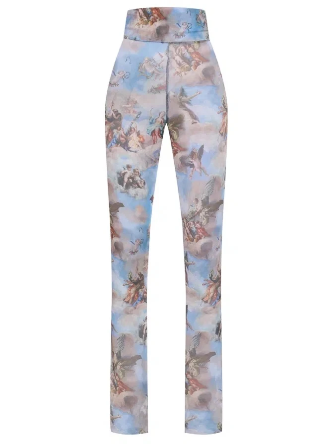 Леггинсы с принтом «Ангелы»