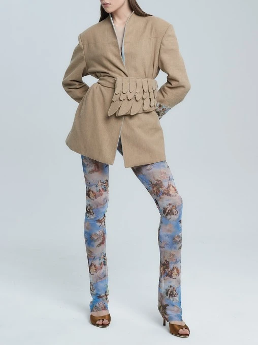 Леггинсы с принтом «Ангелы» WINWIN LARE