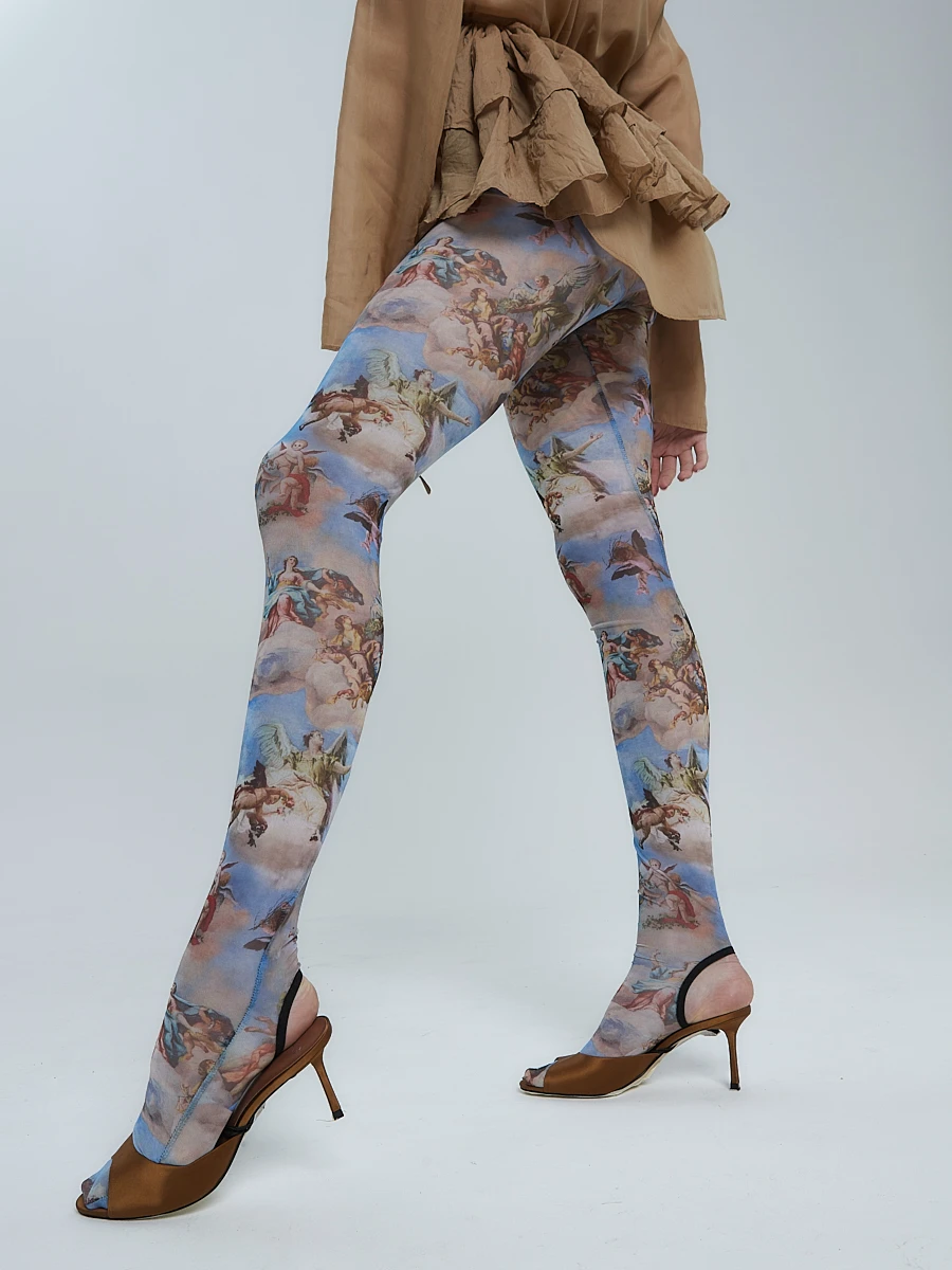 Леггинсы с принтом «Ангелы»