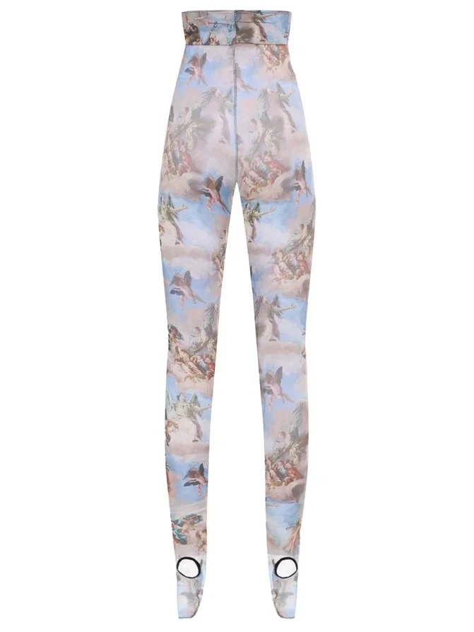 Леггинсы с принтом «Ангелы»