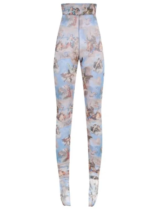 Леггинсы с принтом «Ангелы» WINWIN LARE