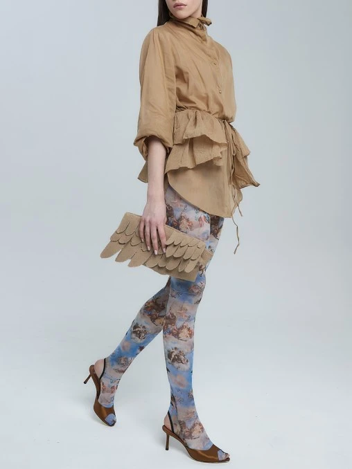 Леггинсы с принтом «Ангелы» WINWIN LARE