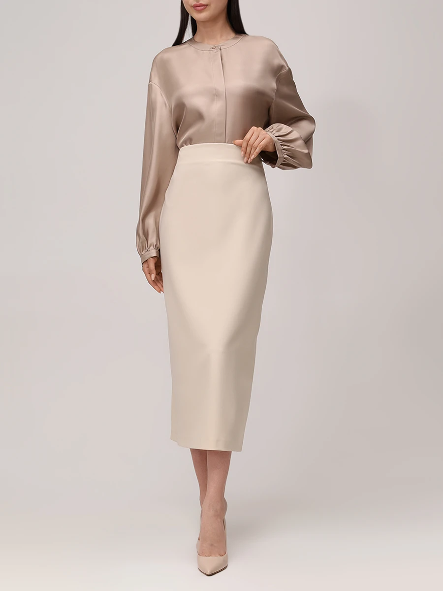 Блуза шелковая