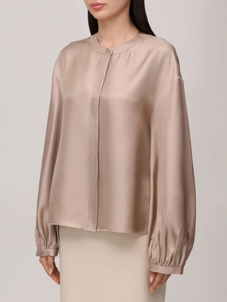 Блуза шелковая