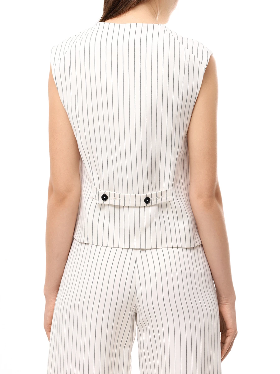 Жилет из вискозы и льна