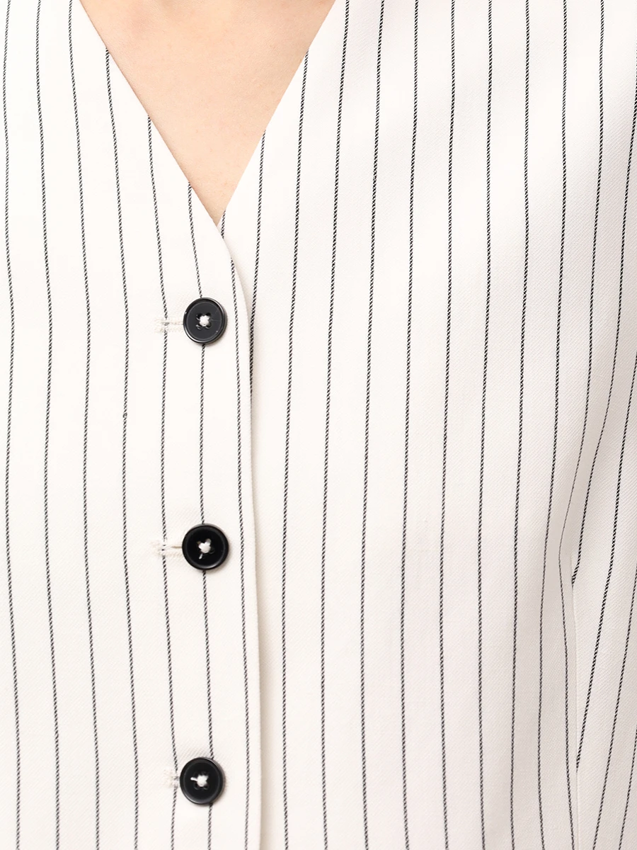 Жилет из вискозы и льна