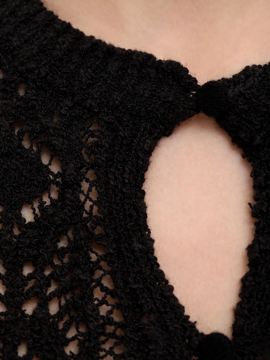 Платье из хлопка и шелка