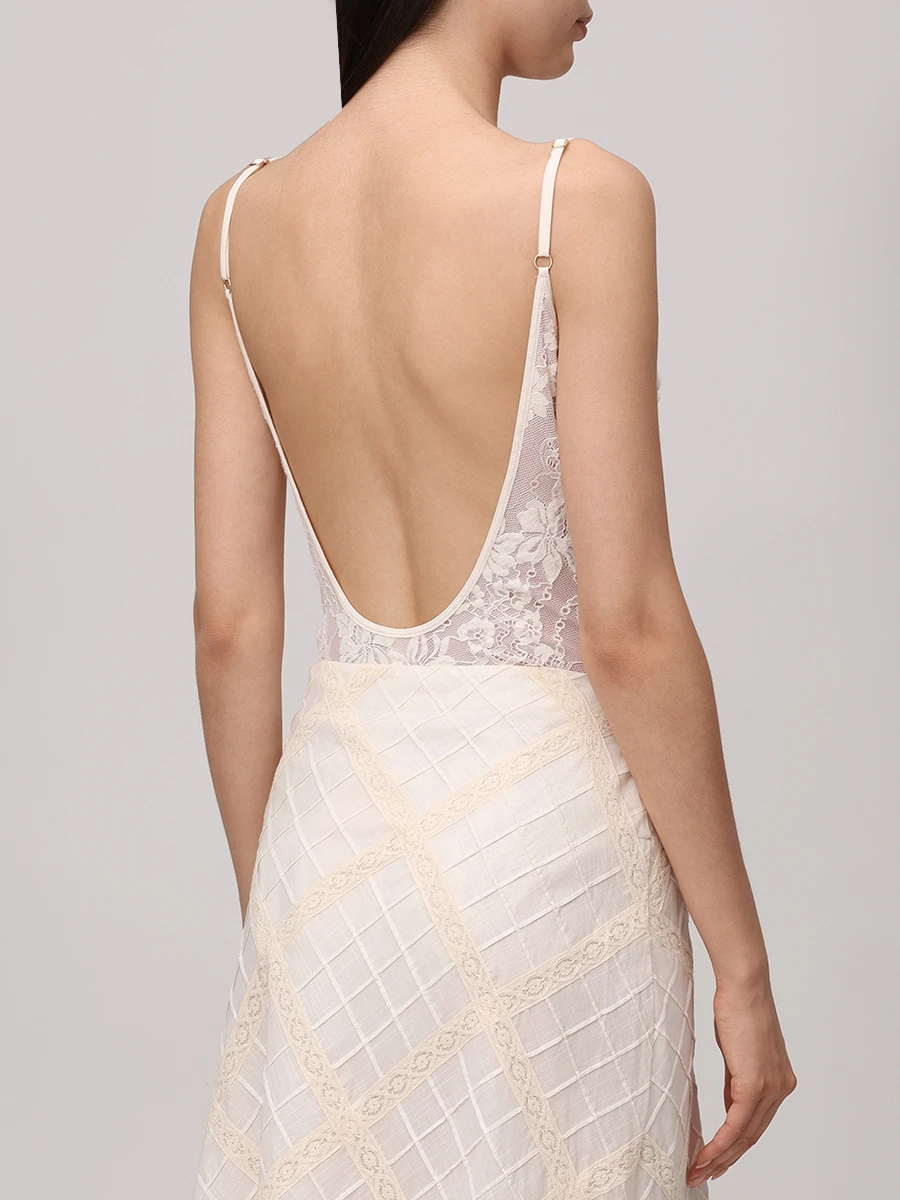 Боди кружевное