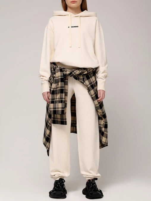 Худи хлопковое JIL SANDER