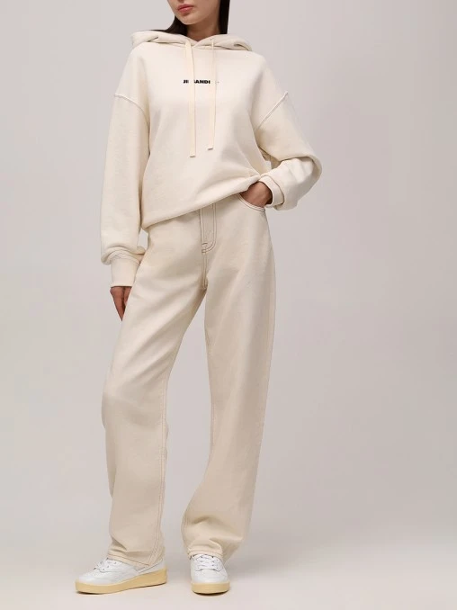 Худи хлопковое JIL SANDER