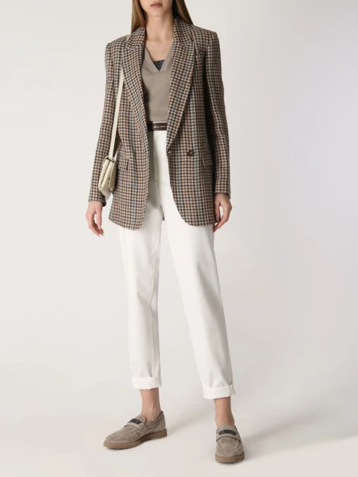 Джинсы хлопковые BRUNELLO CUCINELLI