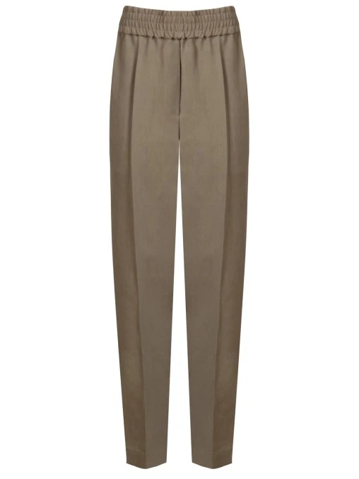 Брюки из вискозы и льны BRUNELLO CUCINELLI