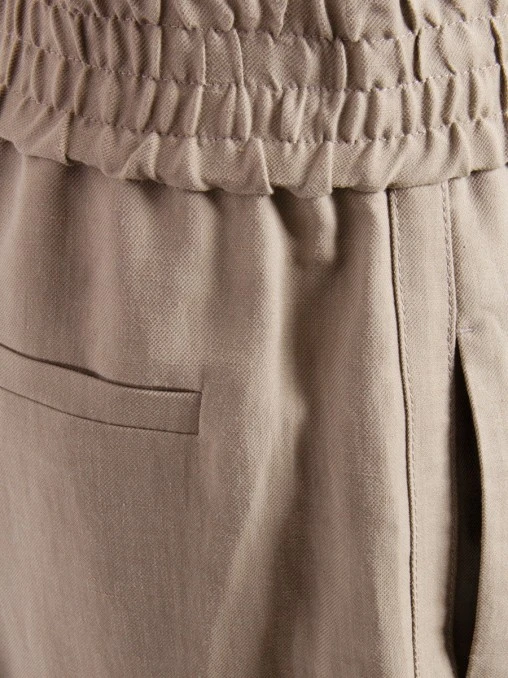Брюки из вискозы и льны BRUNELLO CUCINELLI
