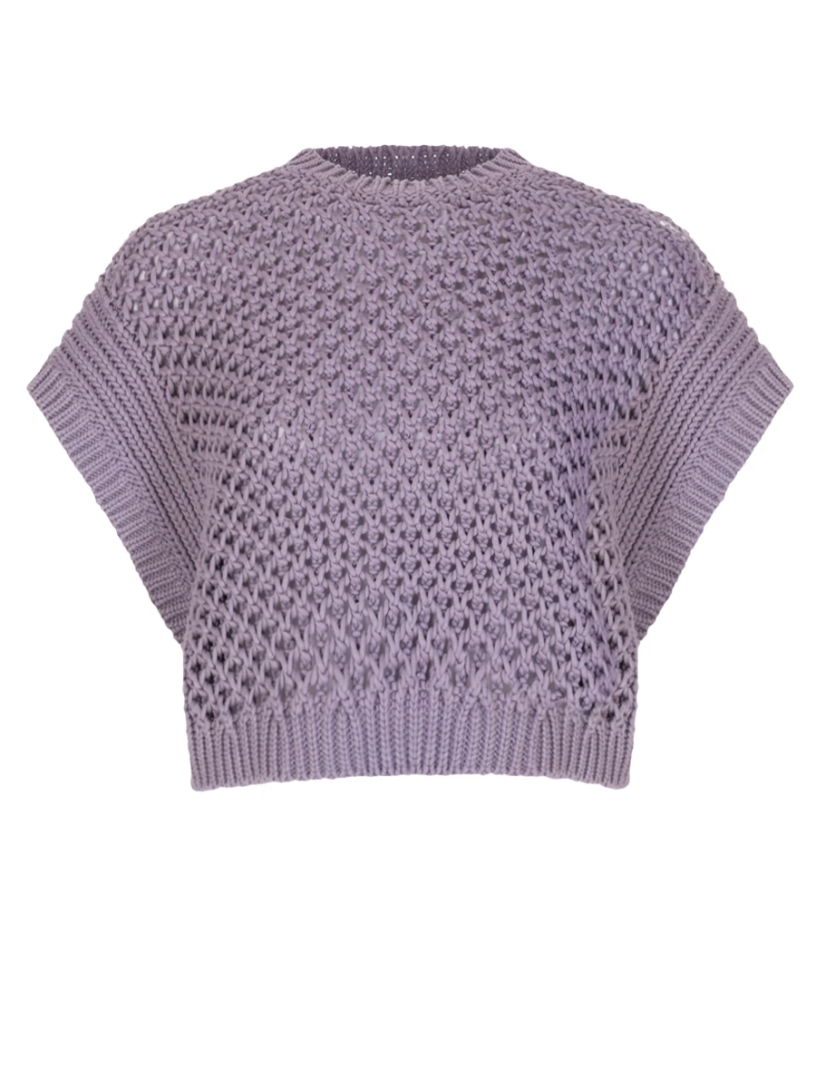 Жилет вязаный