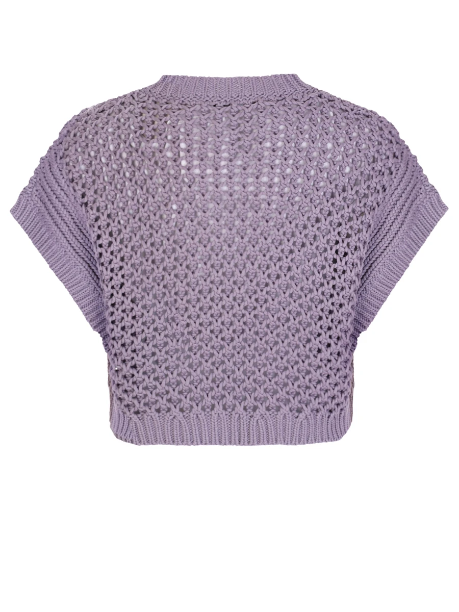 Жилет вязаный