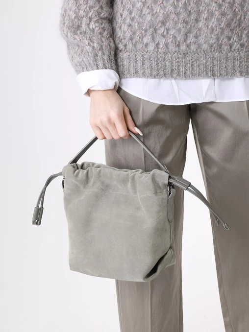 Сумка замшевая BRUNELLO CUCINELLI