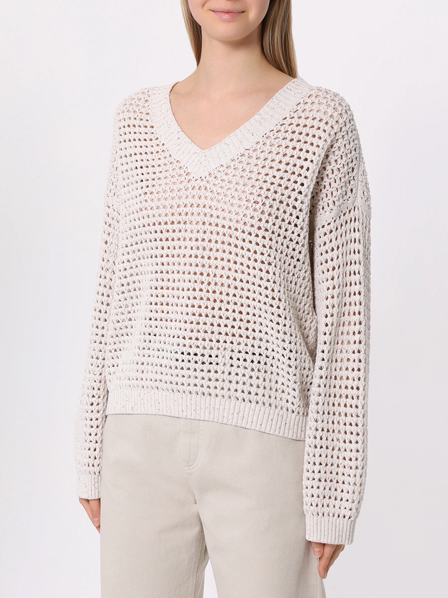 Пуловер хлопковый